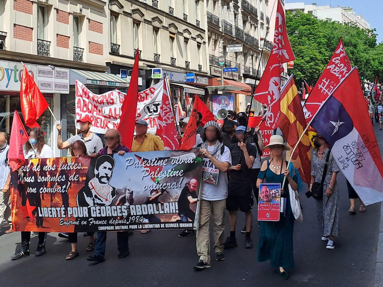 France Manifestation pour la libération de Georges Abdallah