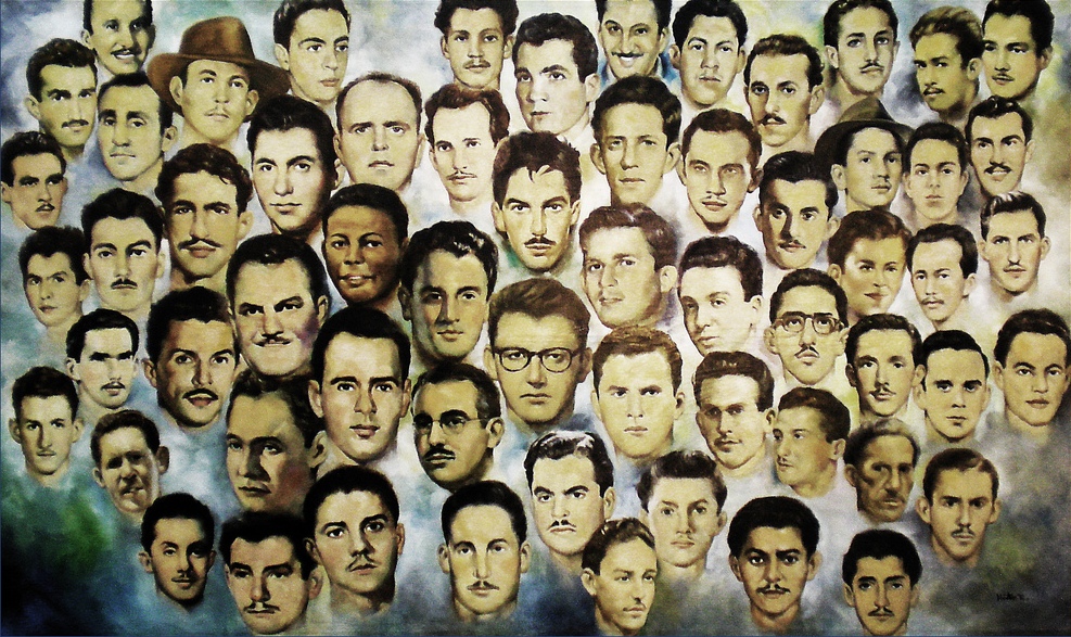 Les révolutionnaires tués à la Moncada Les révolutionnaires tués à la Moncada