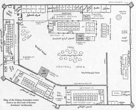 Le plan de la prison