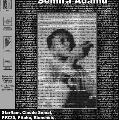 Affiche de commémoration pour Semira Adamu