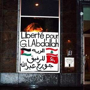 Placard en solidarité avec GI Abdallah