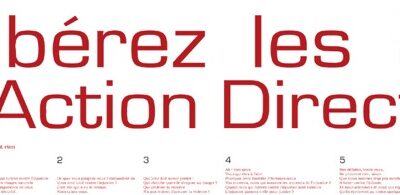 Affiche SR pour Action Directe