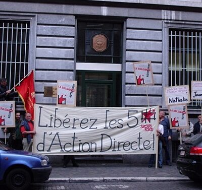 Manif devant le consulat à Liège