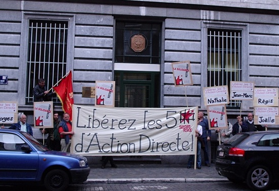 Manif devant le consulat à Liège