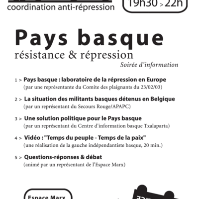 Le flyer de la conférence