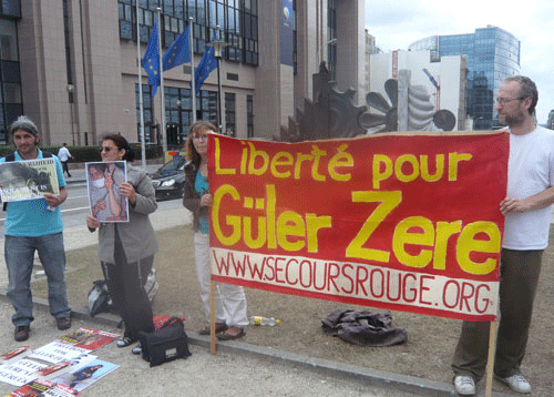 Manif pour Güler Zere à Bruxelles Manif pour Güler Zere à Bruxelles