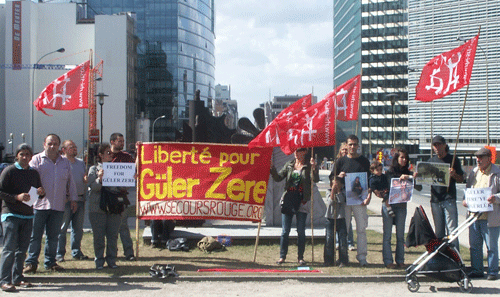 Rassemblement pour Güler Zere à Bruxelles Rassemblement pour Güler Zere à Bruxelles