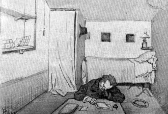 Clément à la prison de Sainte-Pélagie (1869)