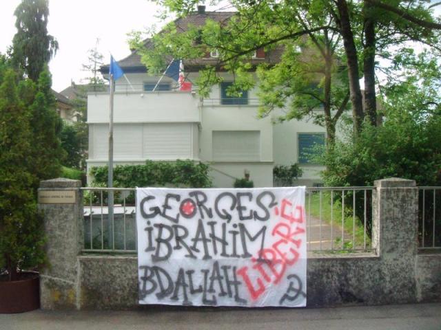 consulat France Zurich Georges ibrahim Abdallah