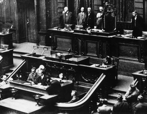 Clara Zetkin au Reichstag