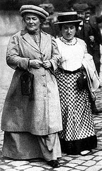 Clara Zetkin et Rosa Luxembourg