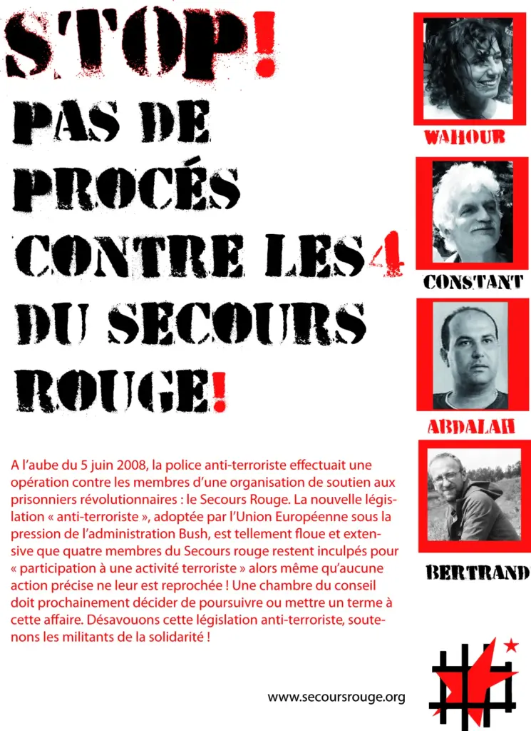 Affiche de la campagne NoProcès