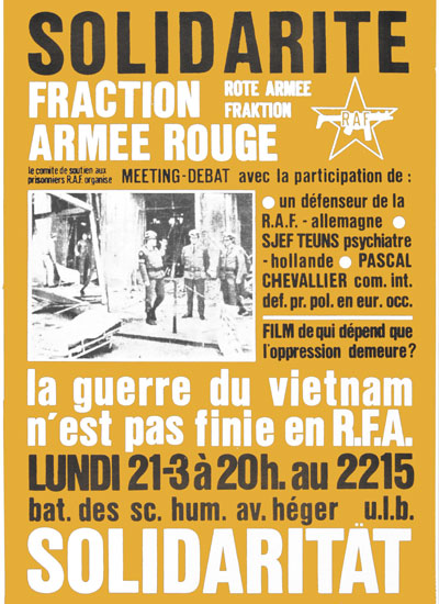 Affiche de solidarité Affiche de solidarité