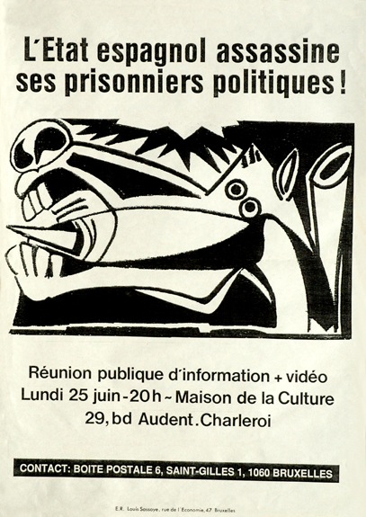 Affiche de solidarité avec les prisonniers espagnols Affiche de solidarité avec les prisonniers espagnols