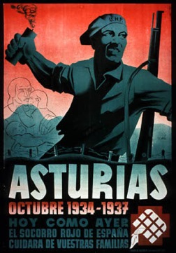 Affiche pour les asturies Affiche pour les asturies