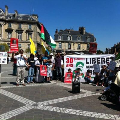 Rassemblement Georges ibrahim Abdallah Bordeaux