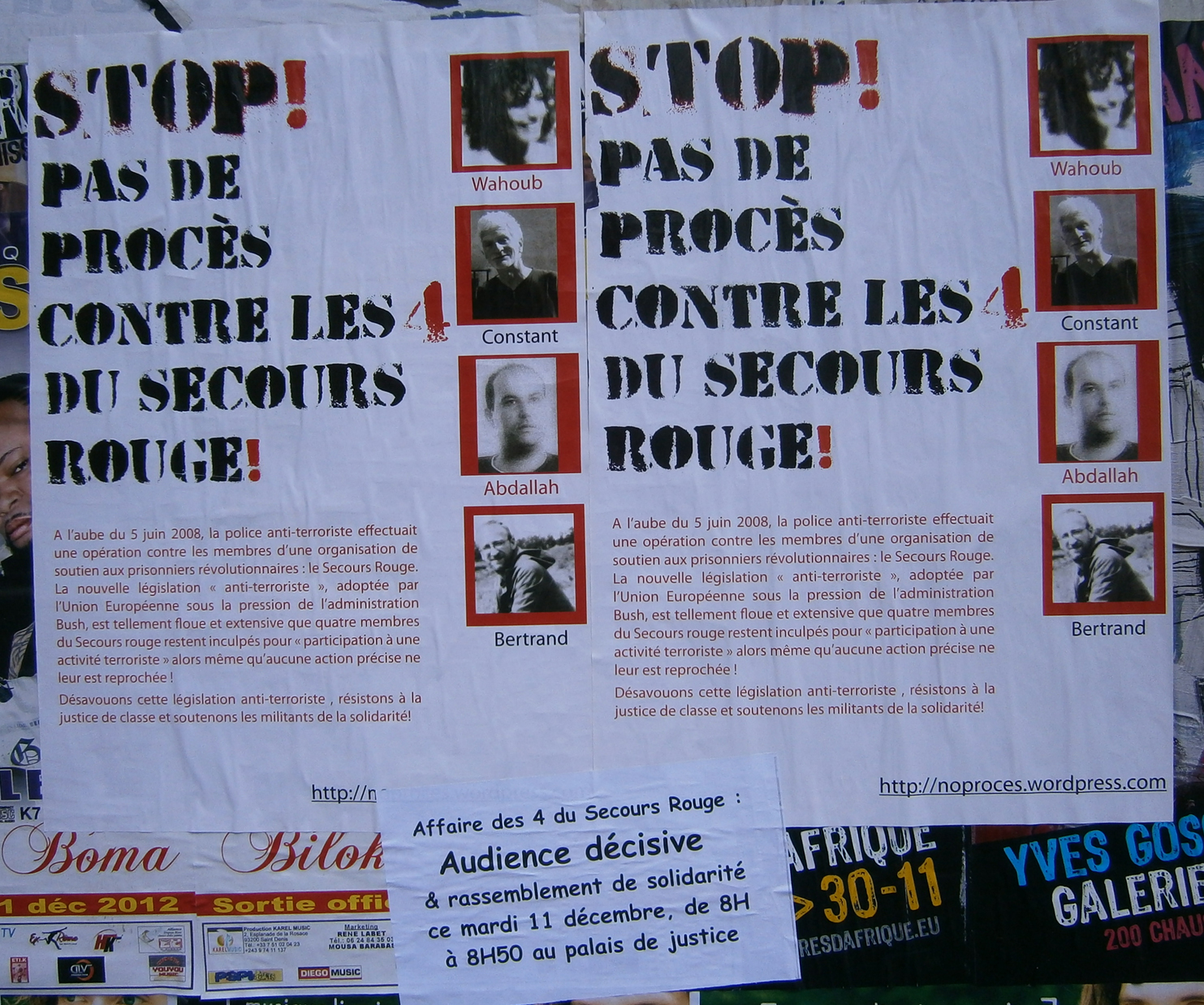 Appel au rassemblement du 11 décembre