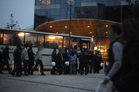 Rafle gare du Midi le 1er octobre