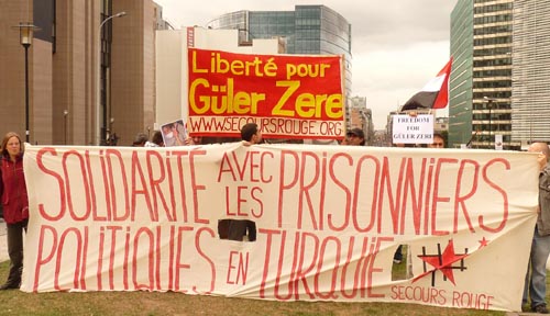 Rassemblement pour Güler Zere à Bruxelles Rassemblement pour Güler Zere à Bruxelles