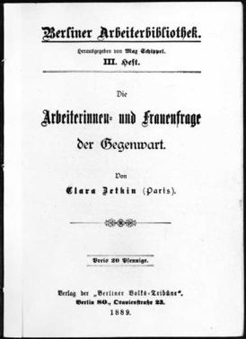 Die Arbeiterinnen und Frauenfrage der Gegenwart