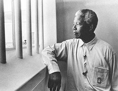 Mandela dans sa cellule