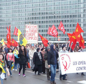 Manifestation kurde à Bruxelles