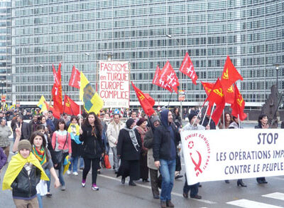Manifestation kurde à Bruxelles