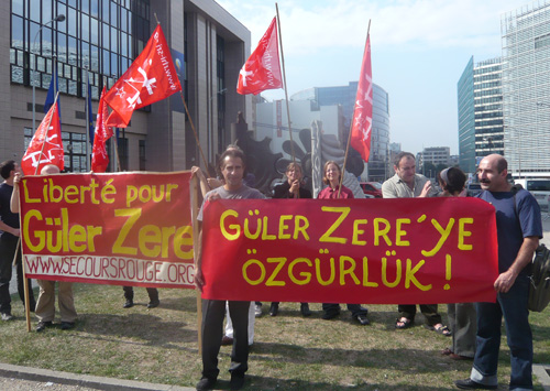 Manif à Bruxelles pour Güler Zere Manif à Bruxelles pour Güler Zere