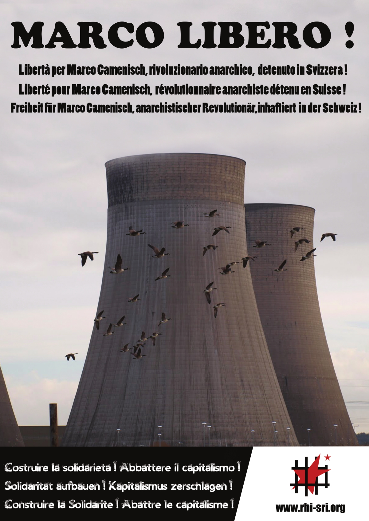 Affiche du SRI pour Marco Camenisch