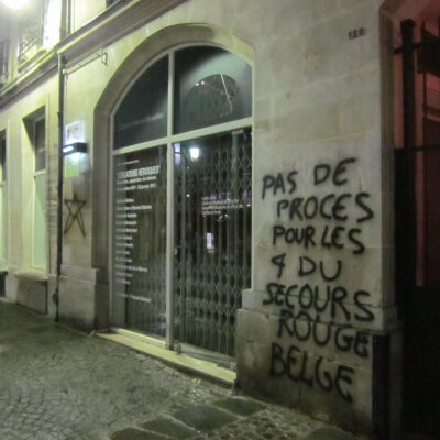 Tag de solidarité sur le Centre