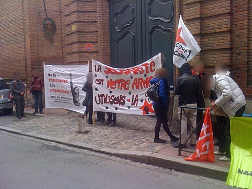 Rassemblement pour les 4 du SR au consulat belge à Toulouse
