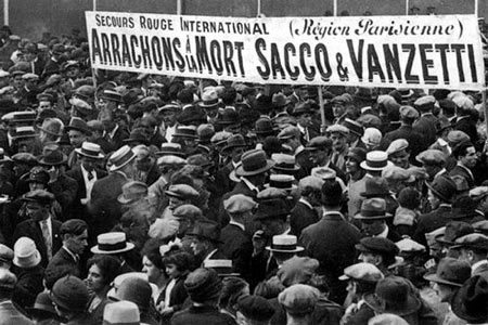 Manifestation Sacco et Vanzetti Manifestation Sacco et Vanzetti