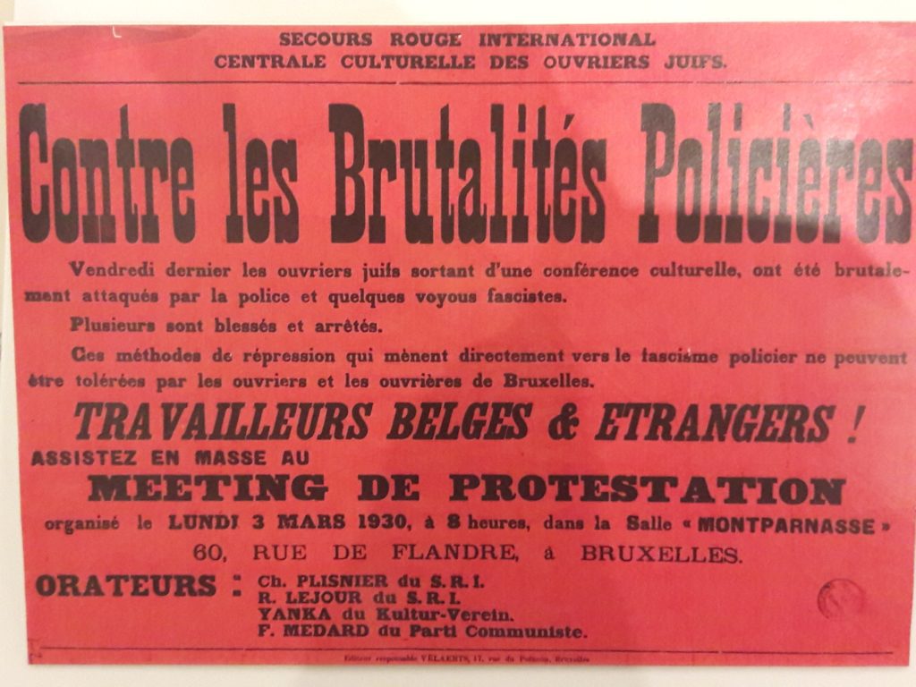 Meeting à Bruxelles en 1930