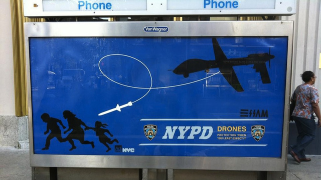 Type: street art (style: affiche détournement publicitaire)