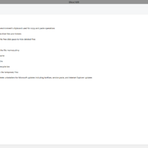 Effacer avec Bleachbit