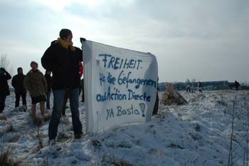 Manifestation à Bapaume pour Action Directe