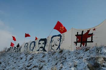 Manifestation à Bapaume pour Action Directe