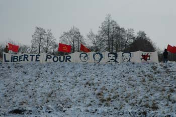 Manifestation à Bapaume pour Action Directe