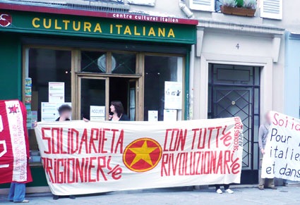 Manif de solidarité pour les arrêtés du 12 juin