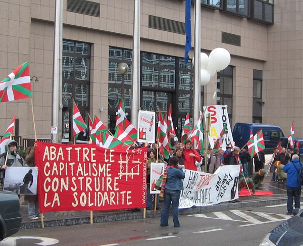 Rassemblement au Quartier Européen