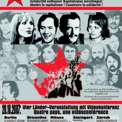 Affiche de la soirée RAF