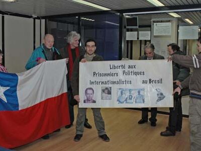 Rassemblement pour les prisonniers chiliens