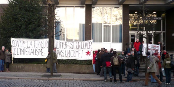 Rassemblement pour la dernière audience à Anvers
