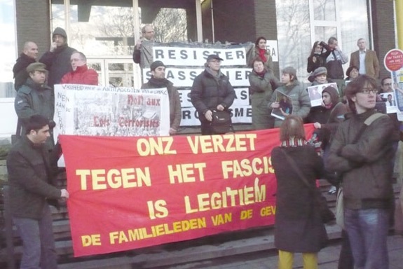 Rassemblement pour la dernière audience à Anvers