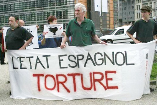 Manifestation devant le siège de l'UE