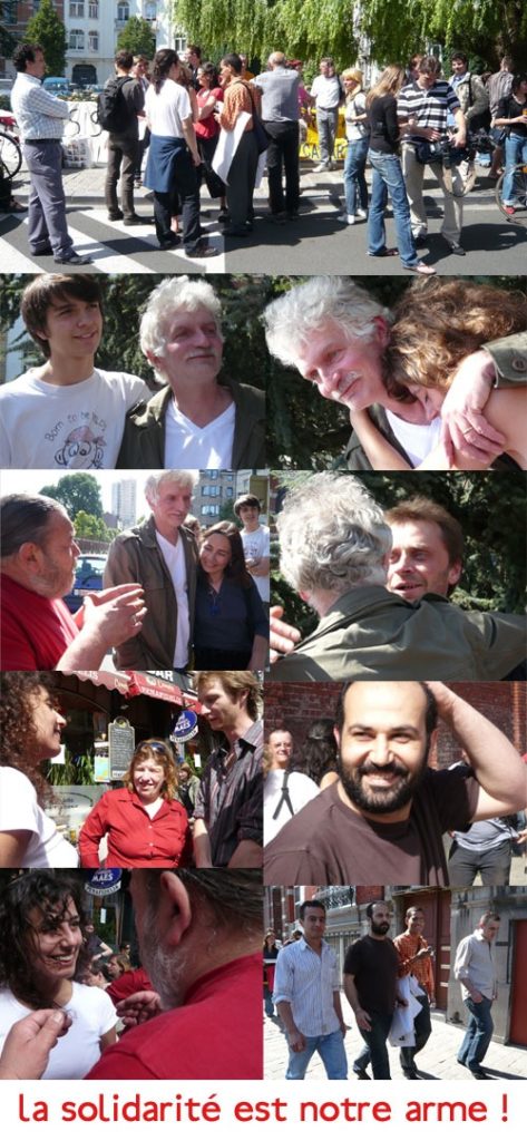 Libération des 3 camarades Libération des 3 camarades