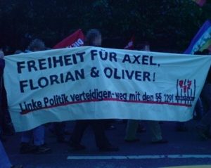 Manif au procès contre le MG