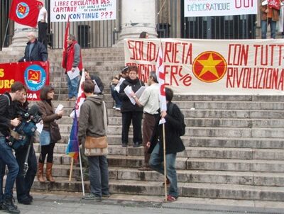 Manif de la gauche italienne