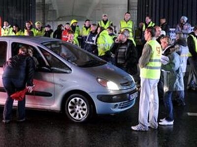 Manifestation chez Renault