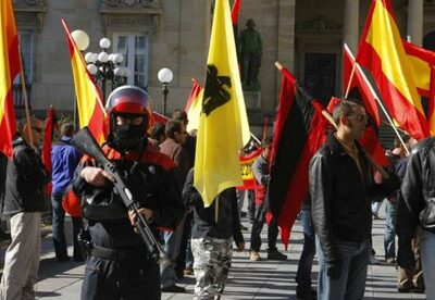 Cortège phalangiste basque